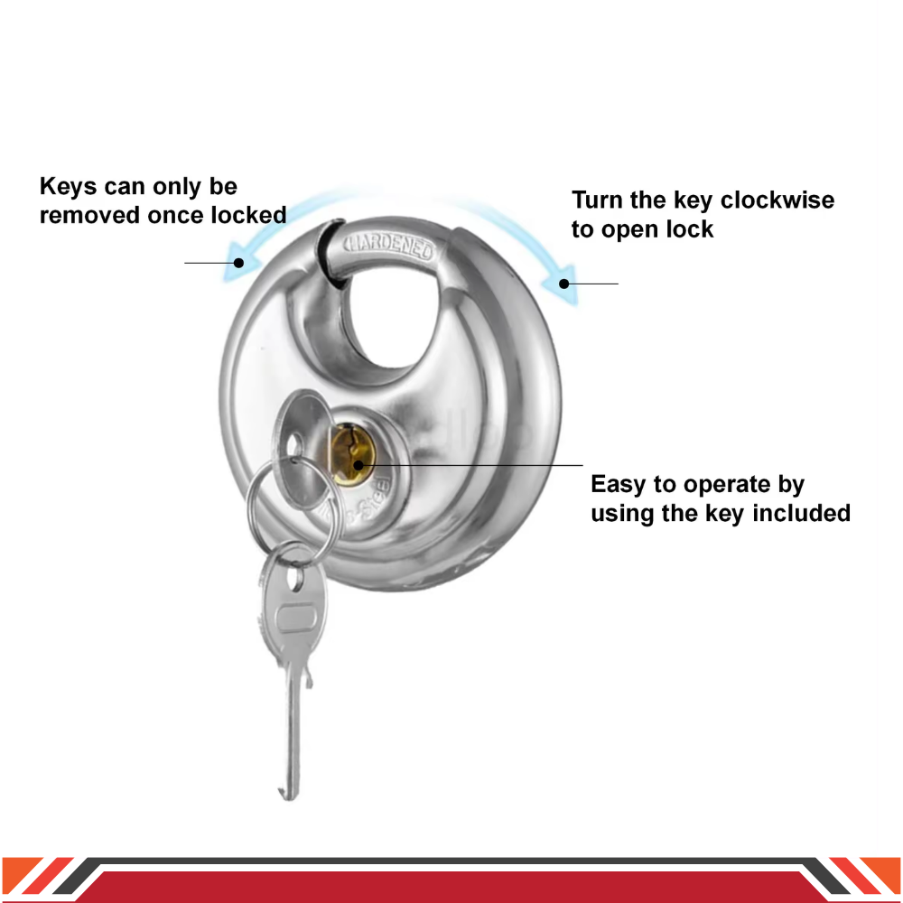 Pack of 24 Acro Locks Discus Keyed Alike Padlock Stainless Steel Discus Lock with 2 Keys, 3/8 Inch Shackle Body Width 70mm, Heavy Duty Lock Outdoor Waterproof Storage Lock for Warehouse, Garage, Storage Unit, Locker, and Outdoors