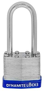 Pack of 144 Units Dynamite Lock Premium Padlock Set Laminated keyed Padlock (1-9/16", 40mm), keyed Alike Locks, Long Shackle (Copy) (Copy)