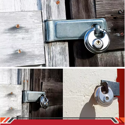 Pack of 24 Acro Locks Discus Keyed Alike Padlock Stainless Steel Discus Lock with 2 Keys, 3/8 Inch Shackle Body Width 70mm, Heavy Duty Lock Outdoor Waterproof Storage Lock for Warehouse, Garage, Storage Unit, Locker, and Outdoors