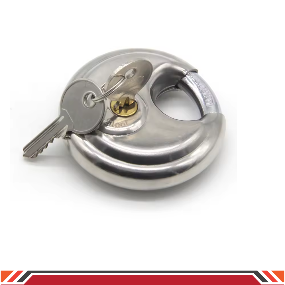 Pack of 24 Acro Locks Discus Keyed Alike Padlock Stainless Steel Discus Lock with 2 Keys, 3/8 Inch Shackle Body Width 70mm, Heavy Duty Lock Outdoor Waterproof Storage Lock for Warehouse, Garage, Storage Unit, Locker, and Outdoors