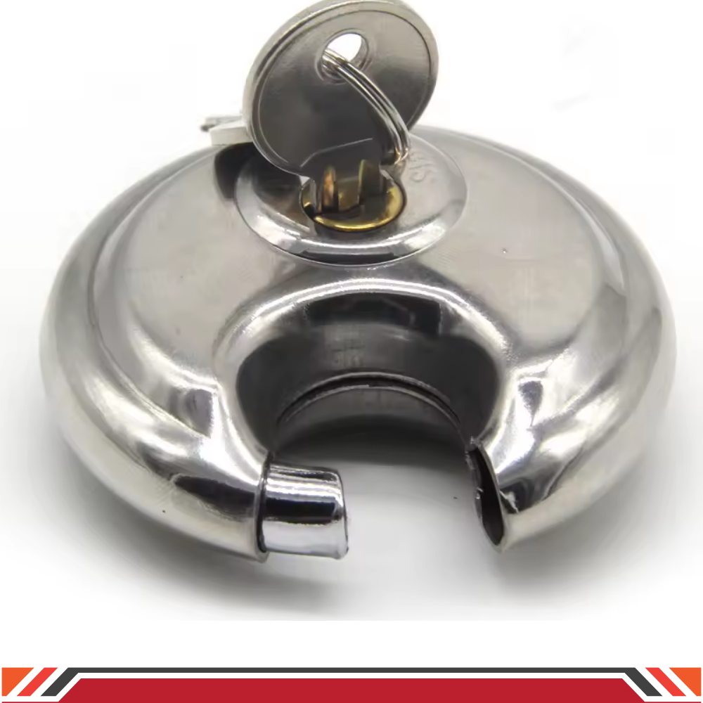 Pack of 24 Acro Locks Discus Keyed Alike Padlock Stainless Steel Discus Lock with 2 Keys, 3/8 Inch Shackle Body Width 70mm, Heavy Duty Lock Outdoor Waterproof Storage Lock for Warehouse, Garage, Storage Unit, Locker, and Outdoors