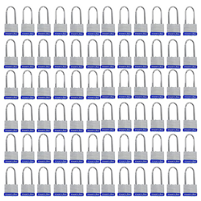 Pack of 144 Units Dynamite Lock Premium Padlock Set Laminated keyed Padlock (1-9/16", 40mm), keyed Alike Locks, Long Shackle (Copy) (Copy)