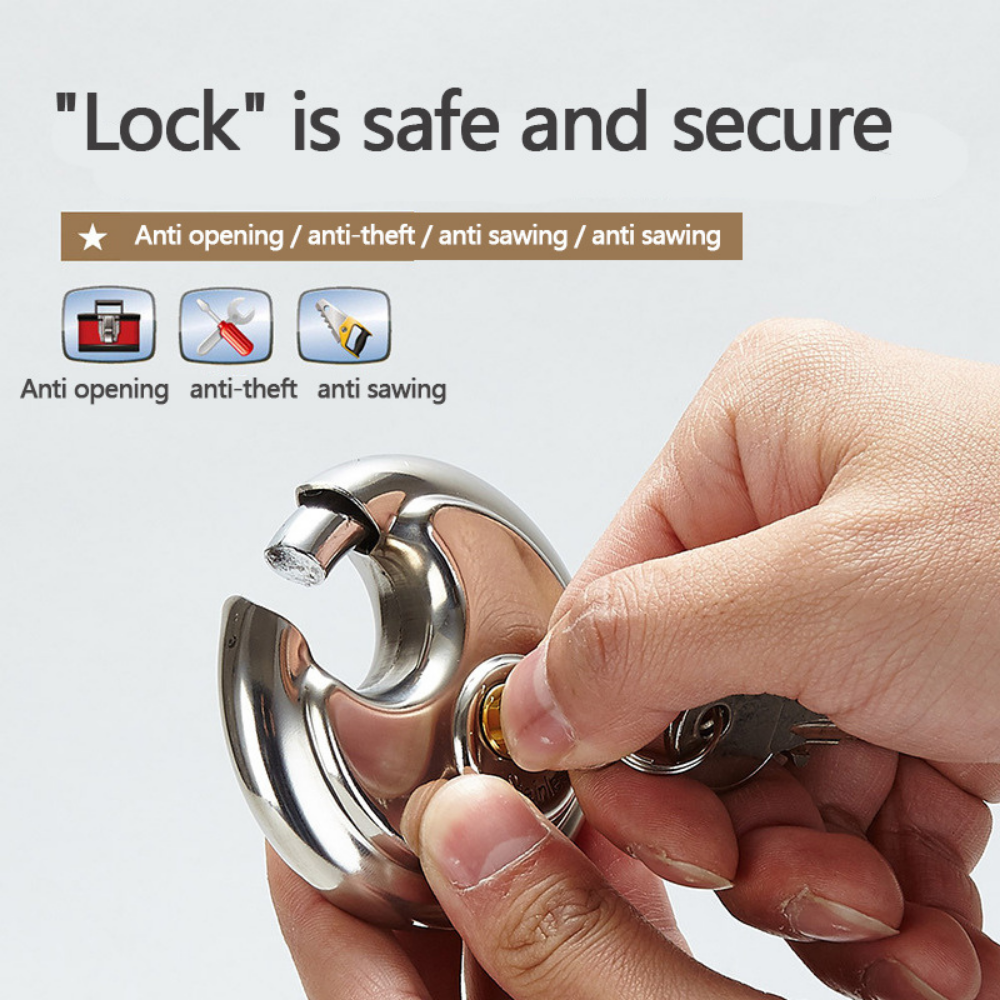 Pack of 24 Acro Locks Discus Keyed Alike Padlock Stainless Steel Discus Lock with 2 Keys, 3/8 Inch Shackle Body Width 70mm, Heavy Duty Lock Outdoor Waterproof Storage Lock for Warehouse, Garage, Storage Unit, Locker, and Outdoors