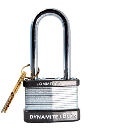 Pack of 6 Dynamite Lock Commercial Grade Premium quality Heavy Duty Padlocks with Keys All the Same keys Keyed Alike 1-3/4” Body Width, 45mm Long Hardened Steel Shackle All The Same Keys