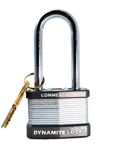 Pack of 6 Dynamite Lock Commercial Grade Premium quality Heavy Duty Padlocks with Keys All the Same keys Keyed Alike 1-3/4” Body Width, 45mm Long Hardened Steel Shackle All The Same Keys