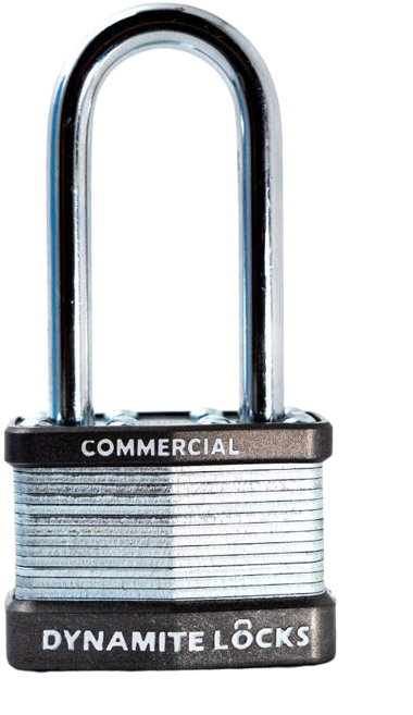 Pack of 6 Dynamite Lock Commercial Grade Premium quality Heavy Duty Padlocks with Keys All the Same keys Keyed Alike 1-3/4” Body Width, 45mm Long Hardened Steel Shackle All The Same Keys