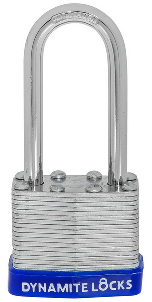 Pack of 48,  Dynamite padlocks keyed alike 45mm or 1-3/4 in. Laminated Padlocks Set with Same Keys, Commercial Grade, Padlocks Keyed Alike with Hardened Steel Long Shackle ( pack of 48)