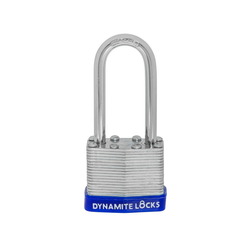 Pack of 48,  Dynamite padlocks keyed alike 45mm or 1-3/4 in. Laminated Padlocks Set with Same Keys, Commercial Grade, Padlocks Keyed Alike with Hardened Steel Long Shackle ( pack of 48)
