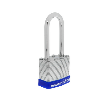 Pack of 48,  Dynamite padlocks keyed alike 45mm or 1-3/4 in. Laminated Padlocks Set with Same Keys, Commercial Grade, Padlocks Keyed Alike with Hardened Steel Long Shackle ( pack of 48)