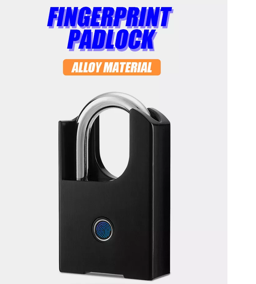 Smart Padlocks Fingerprint with Tuya Smart Keyless IP67 Waterproof Wireless  Warehouse Door Lock  Anti-Theft Padlock